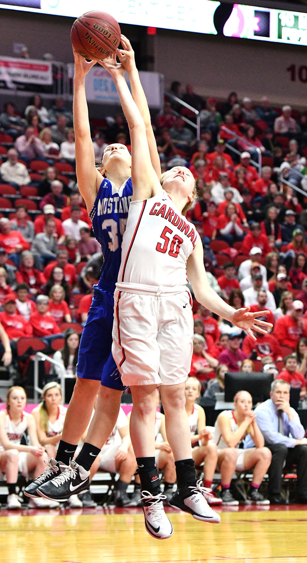 Newell-Fonda vs Central Decatur state basketball
